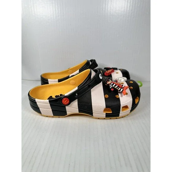 BRAND NEW McDonald\'s Hamburglar × Crocs Classic Clog Mens Size 10 209858-90H Crocs McDonalds Classic Clog Mens Sandals Red Yellow 209858  main image 2